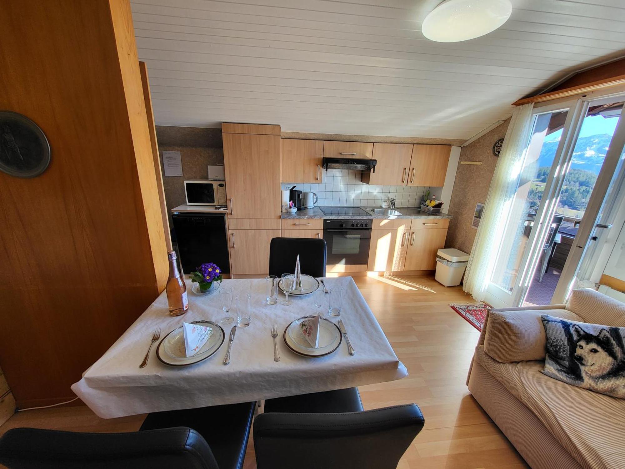 Chalet Lilo 2 Zimmer Top Mountain View Beatenberg Eksteriør billede